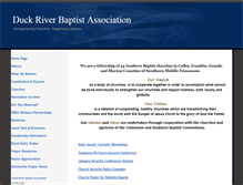 Tablet Screenshot of duckrivermissions.org